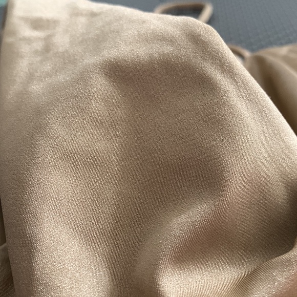 Montce Caged Gold Metallic One Piece, Size M - Picture 9 of 15